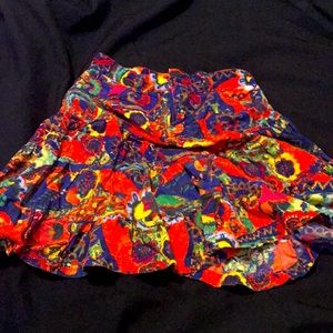 cute  paisley rainbow skirt